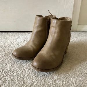 Brown booties